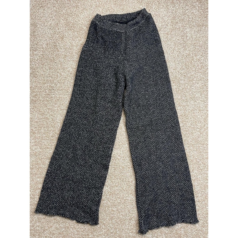Zara KnitPants Womens Small Versatile Slim-Leg Cotton-Stretch